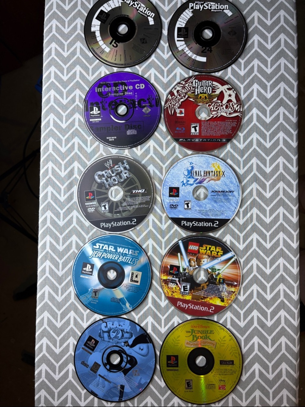 Sony PlayStation Game Disc Collection - 8 PlayStation 1, 2 & 3 games